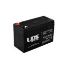 UPS Power 12V 7Ah zselés akkumulátor, pótakku GardenMaster / Straus / Daewoo elektromos, akkumulátoros, 12V akkus háti permetezőhöz