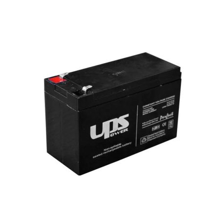 UPS Power 12V 7Ah zselés akkumulátor, pótakku GardenMaster / Straus / Daewoo elektromos, akkumulátoros, 12V akkus háti permetezőhöz