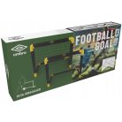 Umbro 2 db 50 x 44 x 44 cm műanyag, összecsukható gyermek focikapu SZETT hálóval, futballkapu pár, 2 db gyerek edzőkapu (Foldable Football Goal 26877)
