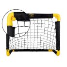 Umbro 2 db 50 x 44 x 44 cm műanyag, összecsukható gyermek focikapu SZETT hálóval, futballkapu pár, 2 db gyerek edzőkapu (Foldable Football Goal 26877)