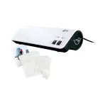 United Office ULG-350 A4 lamináló gép, 350W laminátor, hideg - meleg laminálógép 30 db lamináló fóliával