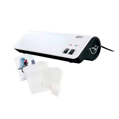 United Office ULG-350 A4 lamináló gép, 350W laminátor, hideg - meleg laminálógép 30 db lamináló fóliával
