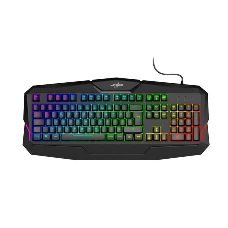 Hama 217817 uRage Exodus 210 RGB LED Illuminated világító USB Gamer / Gaming 105 gombos billentyűzet magyar kiosztással