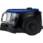 Samsung SC07M2110SB kék 700W ciklon rendszerű porzsák nélküli porszívó, teleszkópos fém szívócsővel 180W szívóerővel 1.5L portartállyal (VC07M2110SB/GE)