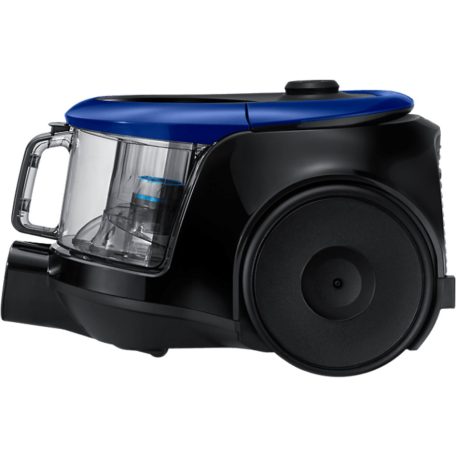 Samsung SC07M2110SB kék 700W ciklon rendszerű porzsák nélküli porszívó, teleszkópos fém szívócsővel 180W szívóerővel 1.5L portartállyal (VC07M2110SB/GE)