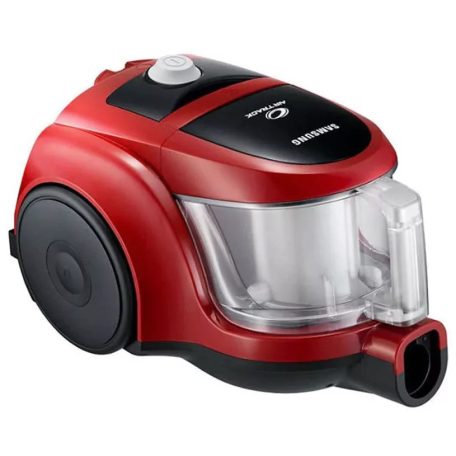 Samsung VCC45T0S3R piros 850W 1.3L hagyományos, porzsák nélküli porszívó, fém teleszkópos csővel (VCC45T0S3R/BOL)