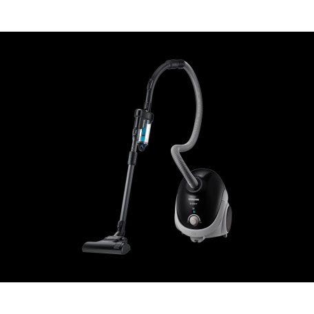 Samsung SC52U6 fekete 750W porzsákos porszívó, fém teleszkópos csővel (VCC52U6V3K/XEH)