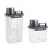 Vileda Easy Home 2 az 1-ben mosószer / mosópor tároló és adagoló doboz készlet 1100 ml (kicsi) + 2300 ml (nagy) tartály szett 150 ml adagoló kupakkal