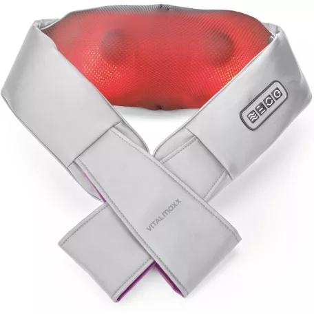VITALmaxx 15377 Shiatsu Neck Massager, univerzális Shiatsu masszírozó, elektromos nyakmasszírozó infravörös fűtéssel 24W