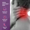   VITALmaxx 15377 Shiatsu Neck Massager, univerzális Shiatsu masszírozó, elektromos nyakmasszírozó infravörös fűtéssel 24W