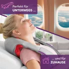 VITALmaxx 15377 Shiatsu Neck Massager, univerzális Shiatsu masszírozó, elektromos nyakmasszírozó infravörös fűtéssel 24W