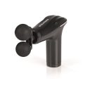 VITALmaxx 14542 DUO Mini Massage Gun masszázspisztoly, akkus, vezeték nélküli masszírozó pisztoly 4-féle cserélhető fejjel, 6 fokozattal fekete színben, 3200 impulzus / perc