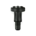 VITALmaxx 14542 DUO Mini Massage Gun masszázspisztoly, akkus, vezeték nélküli masszírozó pisztoly 4-féle cserélhető fejjel, 6 fokozattal fekete színben, 3200 impulzus / perc