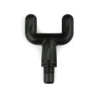 VITALmaxx 14542 DUO Mini Massage Gun masszázspisztoly, akkus, vezeték nélküli masszírozó pisztoly 4-féle cserélhető fejjel, 6 fokozattal fekete színben, 3200 impulzus / perc