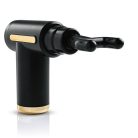 VITALmaxx 15359 GOLD Mini Massage Gun masszázspisztoly, akkus, vezeték nélküli masszírozó pisztoly 4-féle cserélhető fejjel, 6 fokozat, 1800-3200 impulzus, fekete-arany