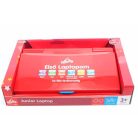 GWIC / Carousel V-852 Junior laptop - piros, magyarul beszélő LCD kijelzős gyermek laptop, oktató foglalkoztató játék kihúzható egérrel