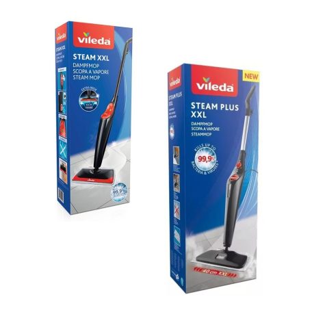 Vileda Steam XXL F21214 (161010) / Steam Plus XXL F22975 (168935) Gőztisztító, Steam Mop, gőzölős padlótisztító 1550W 40cm XXL MOP