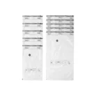 W5 Vacuum Storage Bag + Pumpa Set 10 darabos utazó készlet (4 db kicsi 60 x 40 cm | 4 db közepes 80 x 60 cm | 2 db nagy 100 x 80 cm) vákuumos tárolótasak készlet, tárolózsák, ruhazsák, mechanikus pumpával