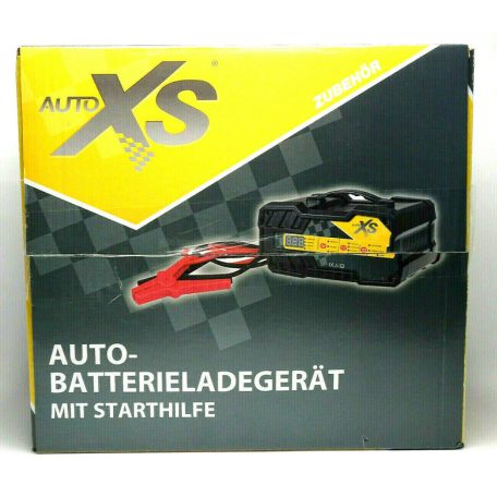 AutoXS / Walter WWS-BLS12-K01 digitális 12A 6V / 12V intelligens akkutöltő, akkumulátor töltő indítás és újraélesztés funkcióval, LED kijelzővel 