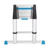  WorkZone 11 fokú teleszkópos, összecsukható alumínium létra, támasztólétra, 83 cm - 327 cm között állítható alulétra 150 kg teherbírással, 4 méteres munkamagassággal (842666)