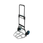 WorkZone / ParkSide 90 kg tehebírású összecsukható alu molnárkocsi, 5.4 kg önsúlyú kézikocsi, alumínium szállító kocsi