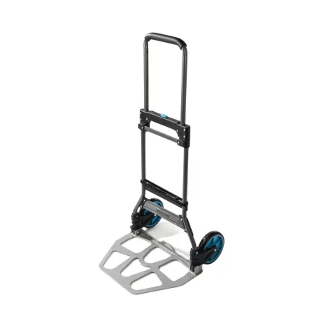 WorkZone / ParkSide 90 kg tehebírású összecsukható alu molnárkocsi, 5.4 kg önsúlyú kézikocsi, alumínium szállító kocsi