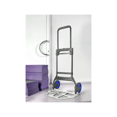 WorkZone / ParkSide 90 kg tehebírású összecsukható alu molnárkocsi, 5.4 kg önsúlyú kézikocsi, alumínium szállító kocsi