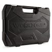   HIÁNYOS WorkZone / ParkSide Mixed Socket Set 93 részes 1/4" - 1/2" 4 - 32 mm CR-V dugókulcs és bit készlet, racsnis krovakészlet kofferben