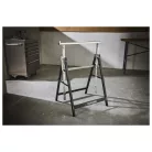 WorkZone / ParkSide 80 - 130 cm állítható magasságú fém bak, asztalosbak, ácsbak, vasbak, 648 mm alátámasztó bak 200 kg teherbírással