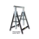WorkZone / ParkSide 80 - 130 cm állítható magasságú fém bak, asztalosbak, ácsbak, vasbak, 648 mm alátámasztó bak 200 kg teherbírással