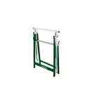 WorkZone / ParkSide 80 - 130 cm állítható magasságú fém bak, asztalosbak, ácsbak, vasbak, 648 mm alátámasztó bak 200 kg teherbírással