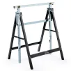   WorkZone / ParkSide DUO 80 - 130 cm állítható magasságú fém bak pár, 2 db asztalosbak, ácsbak, vasbak, 648 mm alátámasztó bak