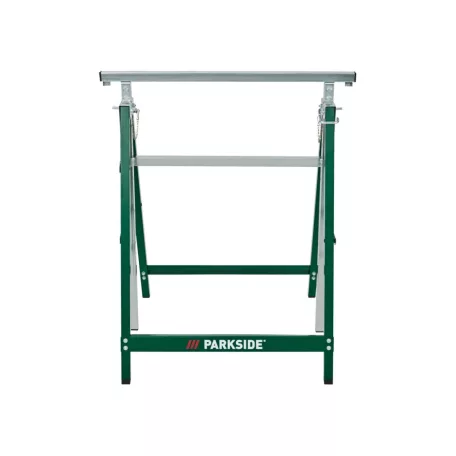 WorkZone / ParkSide DUO 80 - 130 cm állítható magasságú fém bak pár, 2 db asztalosbak, ácsbak, vasbak, 648 mm alátámasztó bak