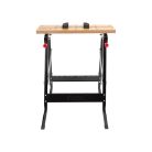 ParkSide / WorkZone összecsukható munkapad 150 kg teherbírással, 60 x 79 x 63 cm univerzális satupad, műhely munkaasztal (Workbench)