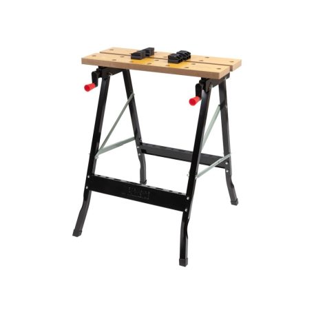 ParkSide / WorkZone összecsukható munkapad 150 kg teherbírással, 60 x 79 x 63 cm univerzális satupad, műhely munkaasztal (Workbench)