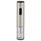 Ambiano W-021 inox  / antracit elektromos dugóhúzó / bornyító készlet, nemesacél palacknyitó fóliavágóval, kiöntővel és vákuumdugóval