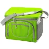   WestSide Kühltasche 25 literes 42 x 18 x 33 cm 300D polyester, vállra akasztható, összecsukható textil hűtőtáska strandoláshoz, kempingzéshez, kiránduláshoz kék / zöld