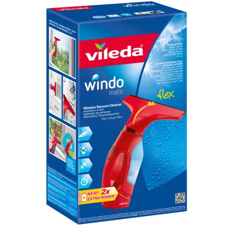 Vileda Windomatic F1821V / 153230  akkus ablaktisztító, 27cm 12W Li-ion akkus elektromos ablakporszívó
