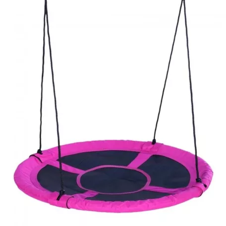 WonderLand 47003 zöld / narancs / kék / pink 110 cm / 100 kg fészekhinta, gólyafészek hinta