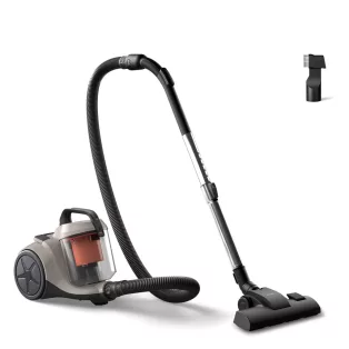   Philips XB1112 Series 1000 PowerCyclone 3  Compact 800W porzsák nélküli porszívó HEPA filterrel, teleszkópos fém szívócsővel, selyemfényű bézs (XB1112/10)