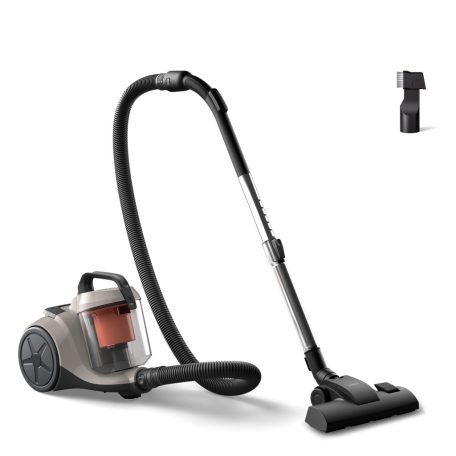 Philips XB1112 Series 1000 PowerCyclone 3  Compact 800W porzsák nélküli porszívó HEPA filterrel, teleszkópos fém szívócsővel, selyemfényű bézs (XB1112/10)