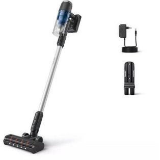   Philips XC3032 Series 3000 PowerCyclone 25.2V li-ion akkus, akkumulátoros álló porszívó, porzsák nélküli rúdporszívó, vezeték nélküli kézi porszívó HEPA filterrel, királykék (XC3032/01)