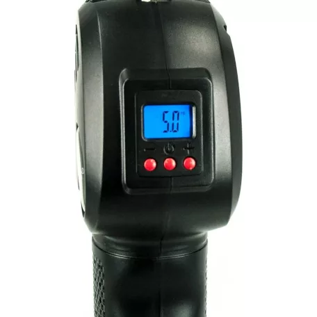 XF Air 11.1V 1400 mAh akkumulátoros és szivargyújtós akkus kompresszor készlet akkuval, töltővel, szivargyújtó csatlakozással 7.9 bar / 115 PSI