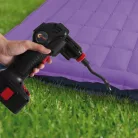 XF Air 11.1V 1400 mAh akkumulátoros és szivargyújtós akkus kompresszor készlet akkuval, töltővel, szivargyújtó csatlakozással 7.9 bar / 115 PSI