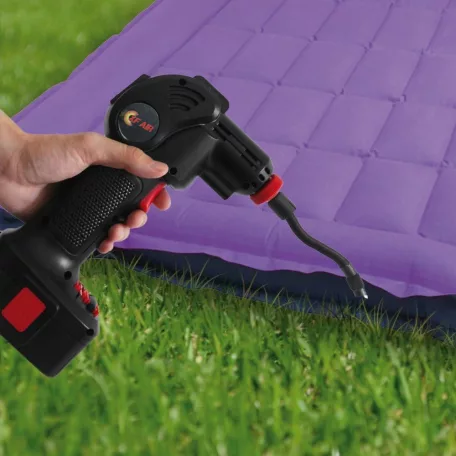 XF Air 11.1V 1400 mAh akkumulátoros és szivargyújtós akkus kompresszor készlet akkuval, töltővel, szivargyújtó csatlakozással 7.9 bar / 115 PSI