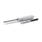 Ambiano 120W 18 cm elektromos kés, szeletelő kés tartozék villával, praktikus tároló dobozban (XJ-15411G)