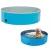Zoofari / Piscine Dog Pool 120 x 30 cm összecsukható, hordozható merevfalú (nem felfújható) XL kutyamedence, kerti medence, fürdőmedence kutyáknak