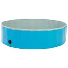 Zoofari Dog Pool 120 x 30 cm összecsukható, hordozható merevfalú (nem felfújható) XL kutyamedence, kerti medence, fürdőmedence kutyáknak