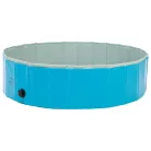 Zoofari / Piscine Dog Pool 120 x 30 cm összecsukható, hordozható merevfalú (nem felfújható) XL kutyamedence, kerti medence, fürdőmedence kutyáknak