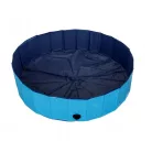 Zoofari / Piscine Dog Pool 120 x 30 cm összecsukható, hordozható merevfalú (nem felfújható) XL kutyamedence, kerti medence, fürdőmedence kutyáknak